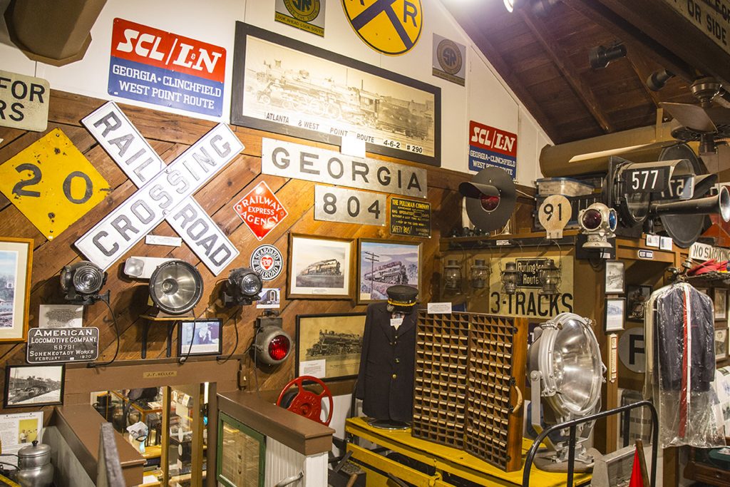 Interior of the Central Florida Railroad Museum