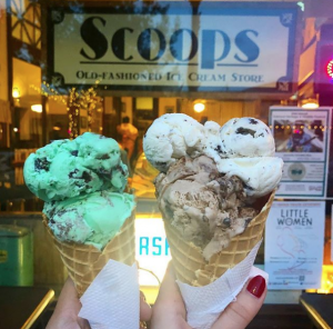 Ice Cream Cones from Scoops Old Fashioned Ice Cream Store