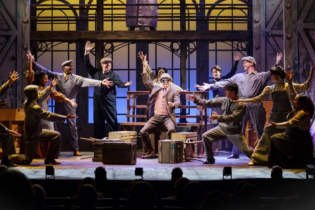 Actors on Stage at the Garden Theatre