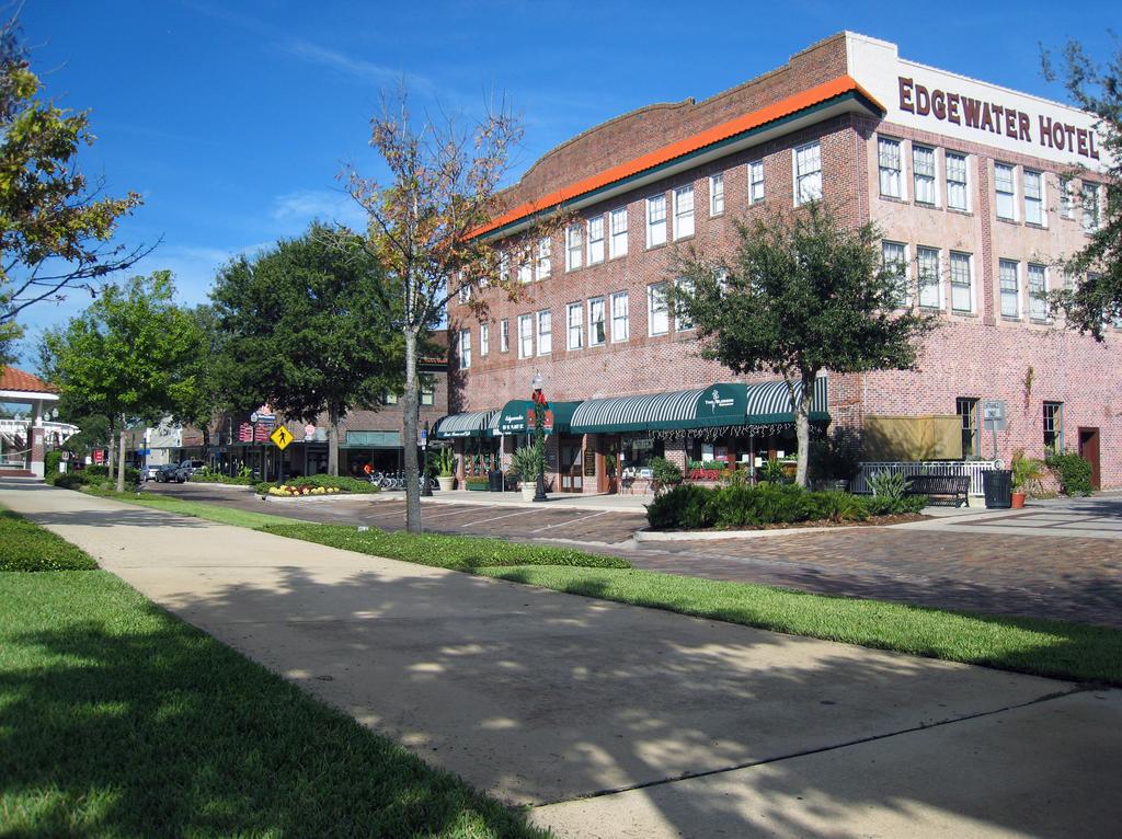 Exterior of the Edgewater Hotel