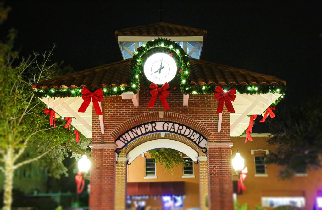 Clock Tower ready for Christmas