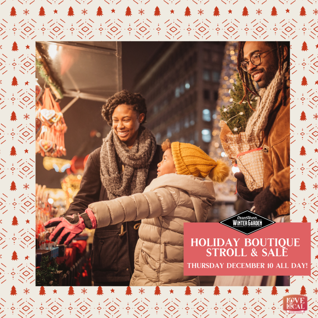 HOLIDAY BOUTIQUE STROLL & SALE