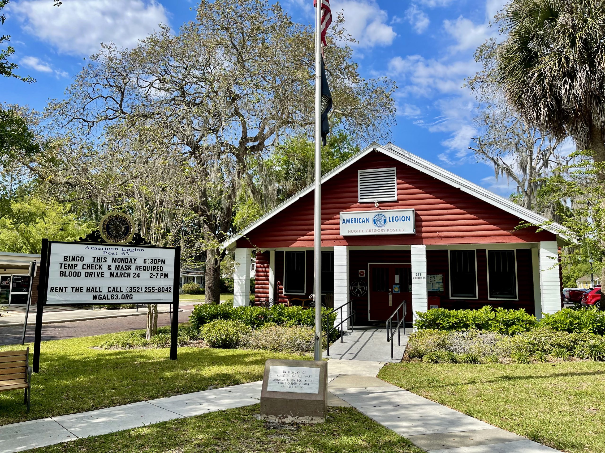 Hugh T. Gregory Post 93 American Legion - Downtown Winter Garden