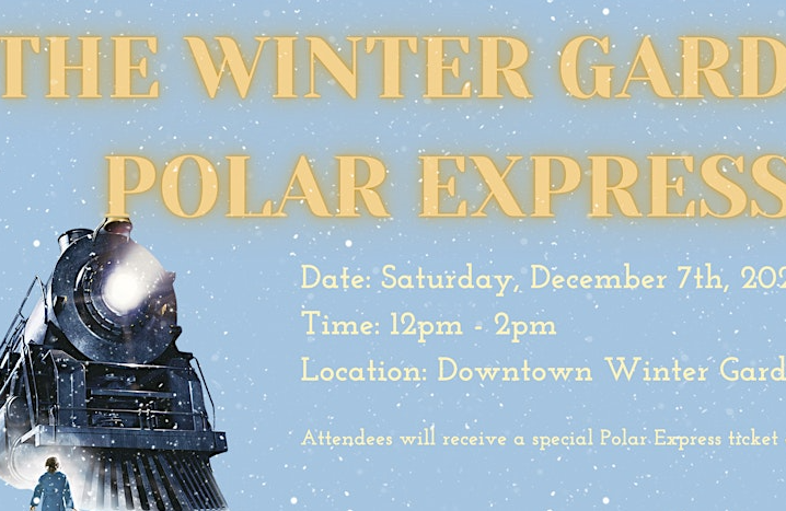 The winter garden polar express logo