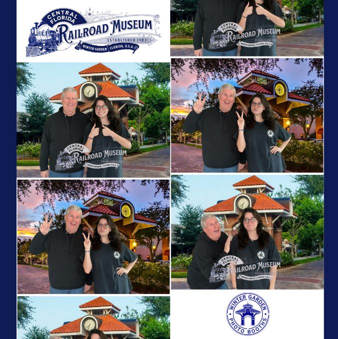 Central Florida Railroad Museum Photo Booth